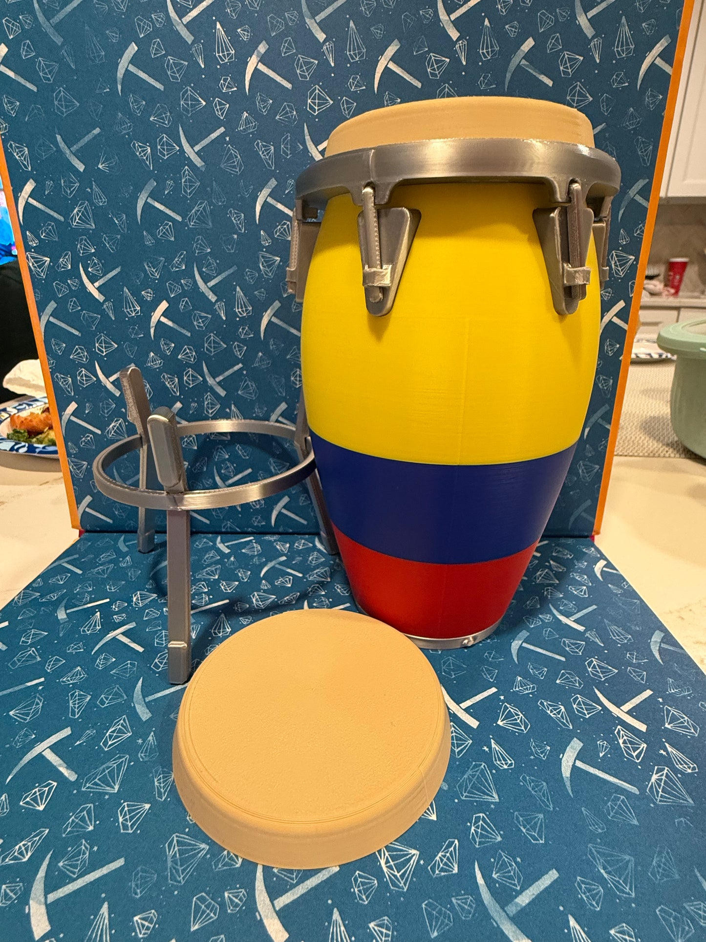 Colombian conga piggy bank 