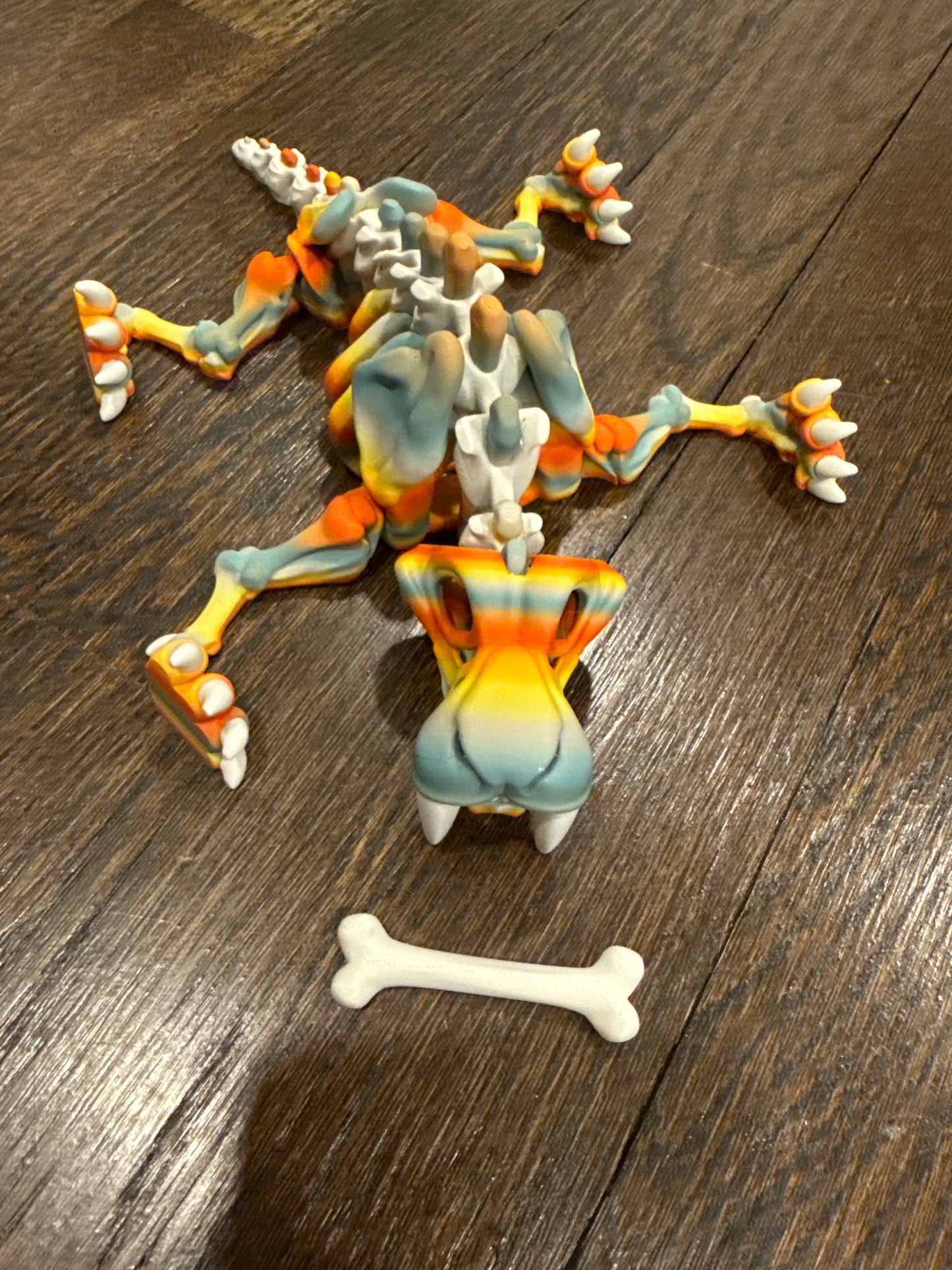 Multicolor sabertooth tiger