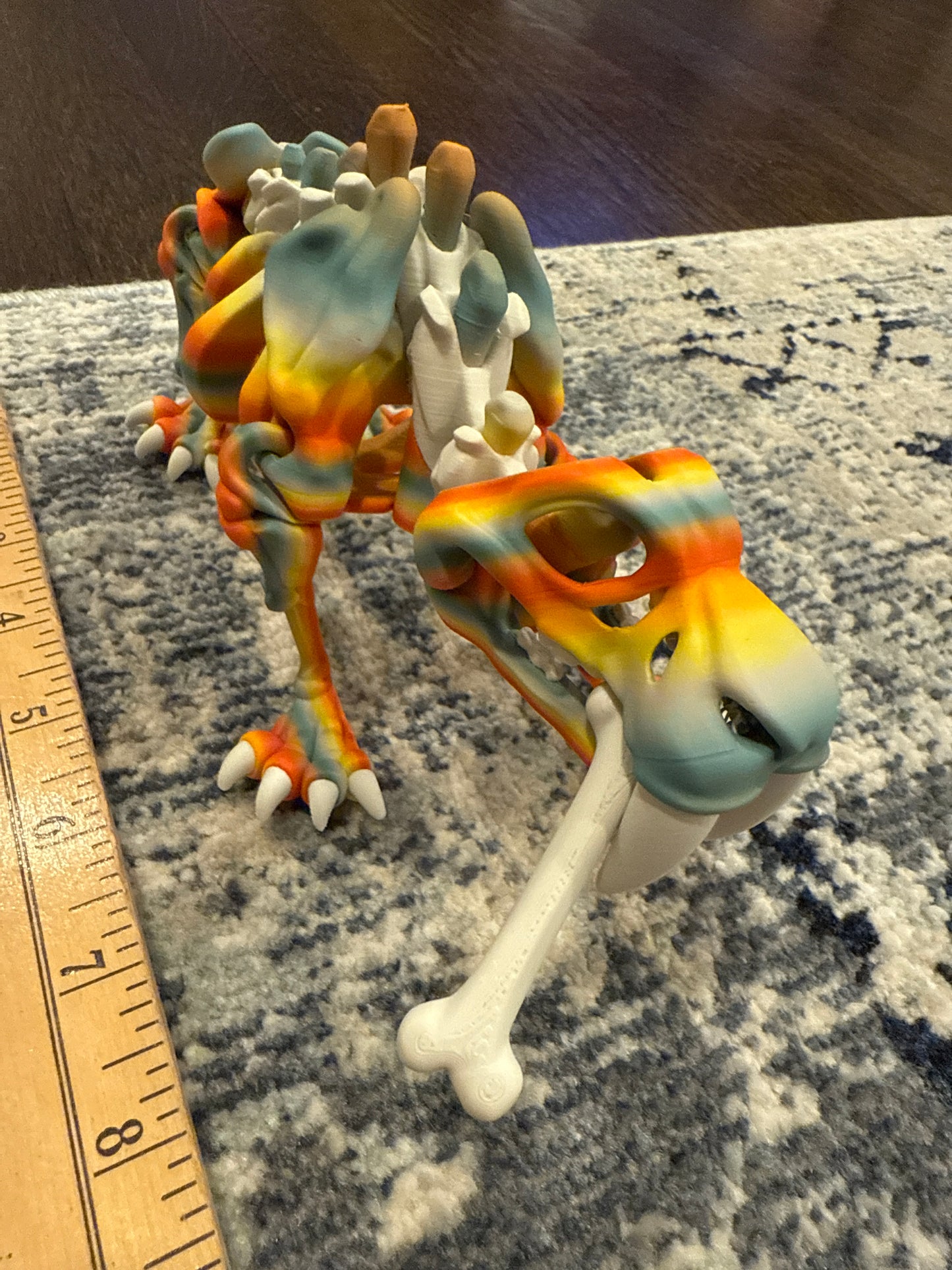 Multicolor sabertooth tiger