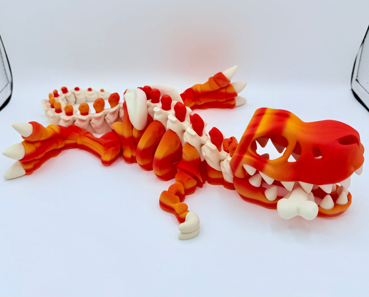 3D printed jumbo skeleton T-Rex with bone