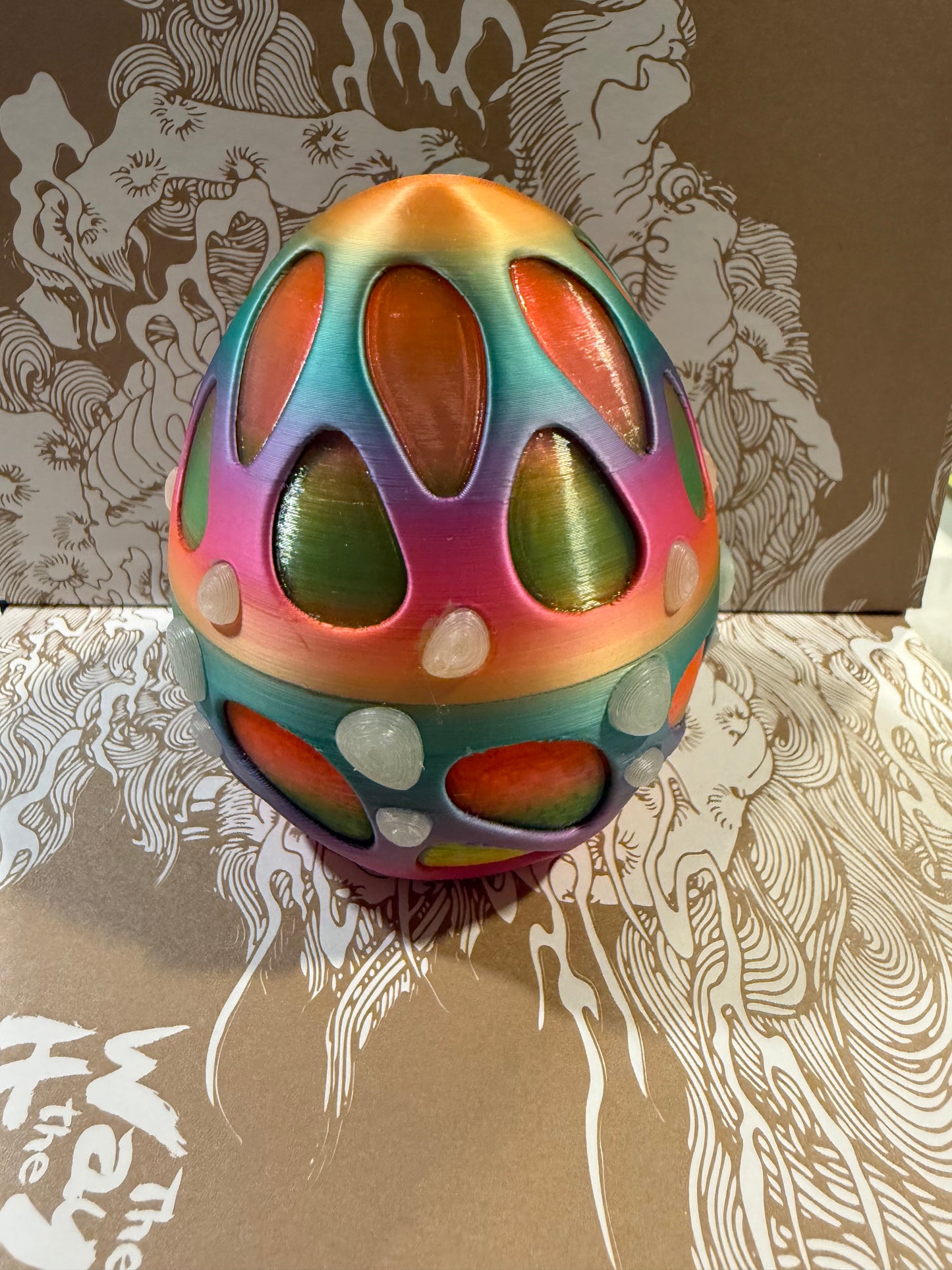 Butterfly baby dragon with egg ￼