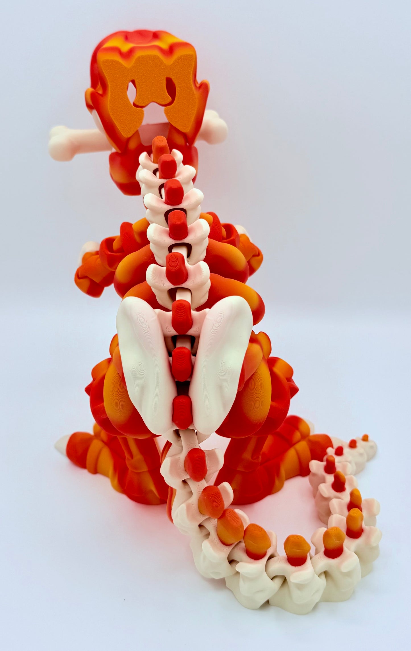 3D printed jumbo skeleton T-Rex with bone