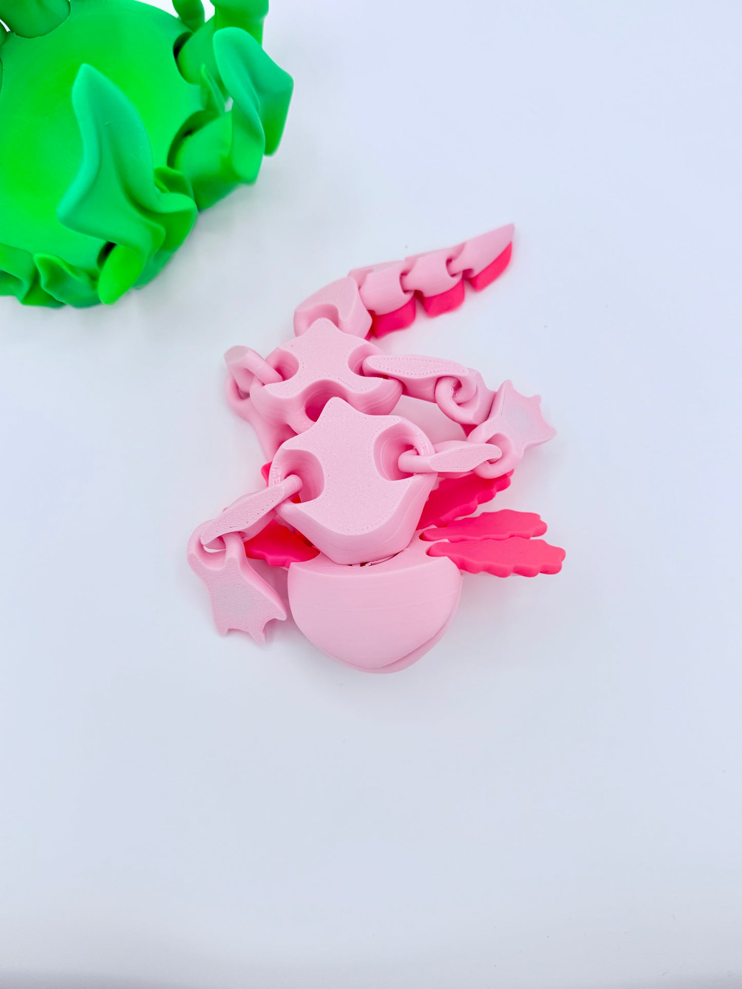 Axolotl with seaweed bed.