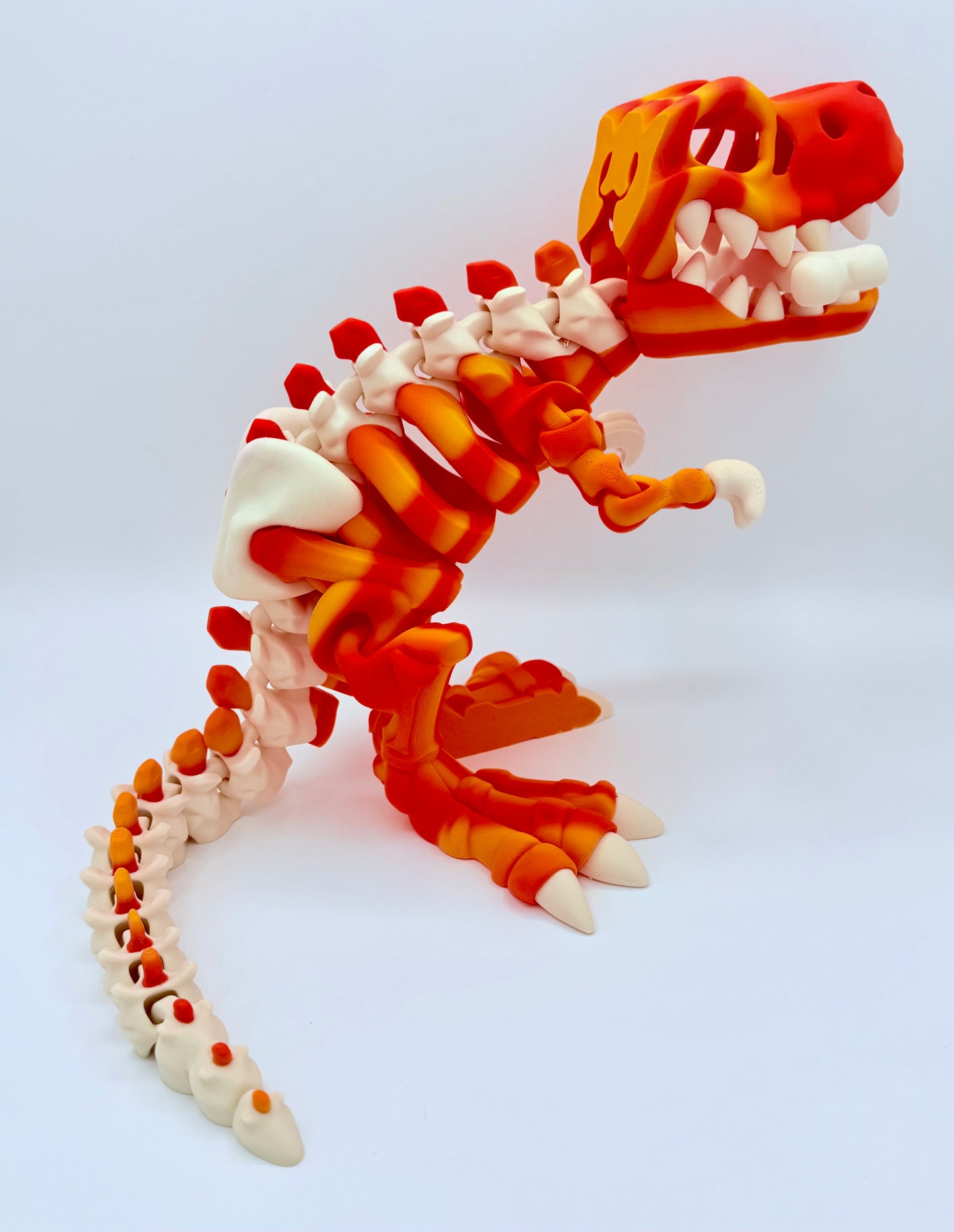 3D printed jumbo skeleton T-Rex with bone