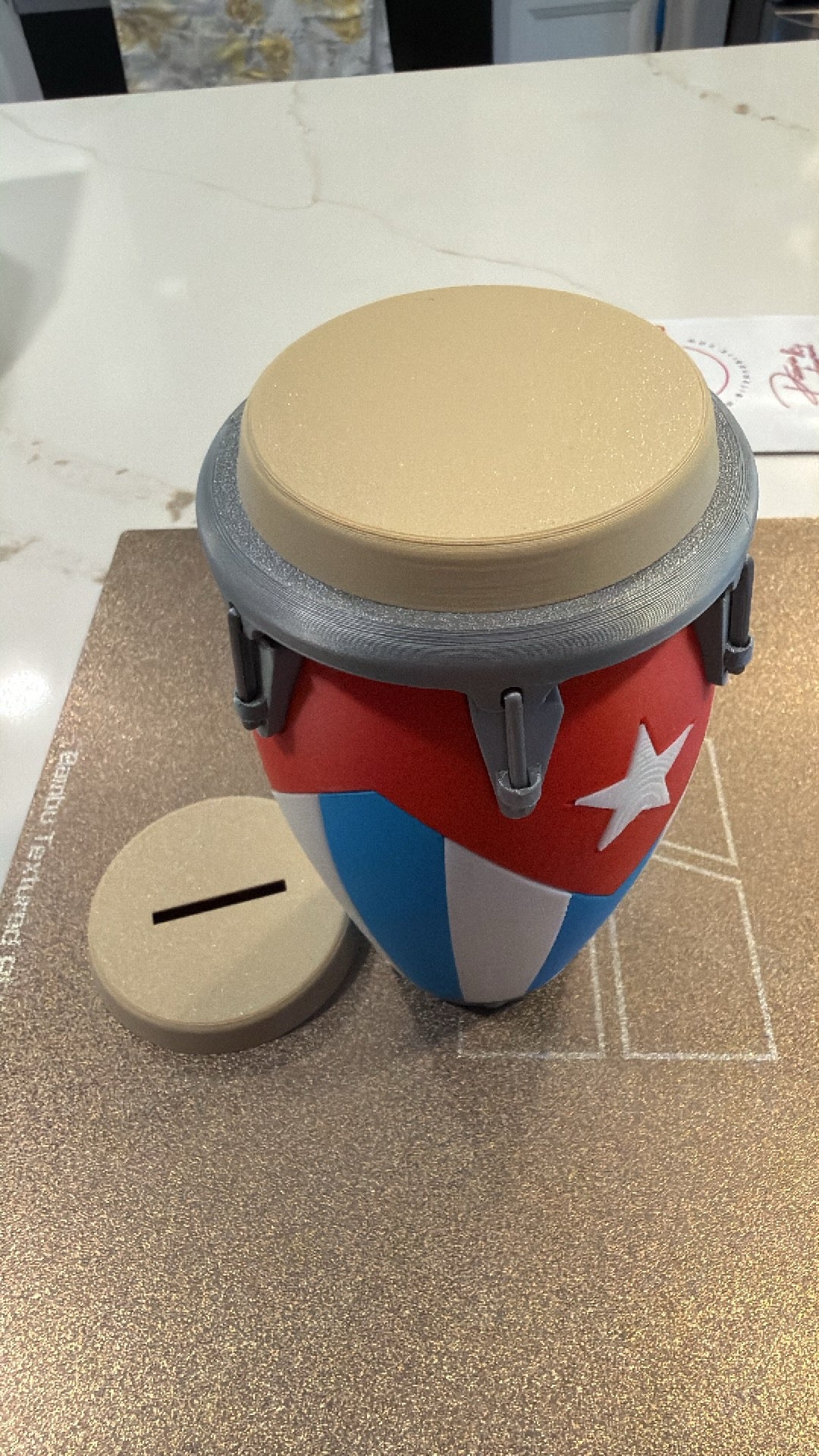 Cuban conga piggy bank