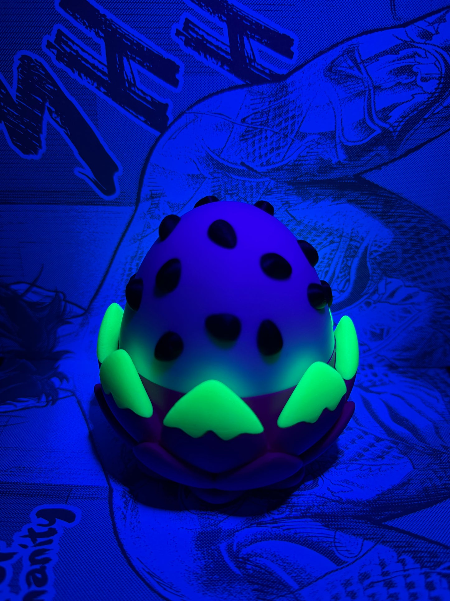 Baby Dragon fruit with egg Glow