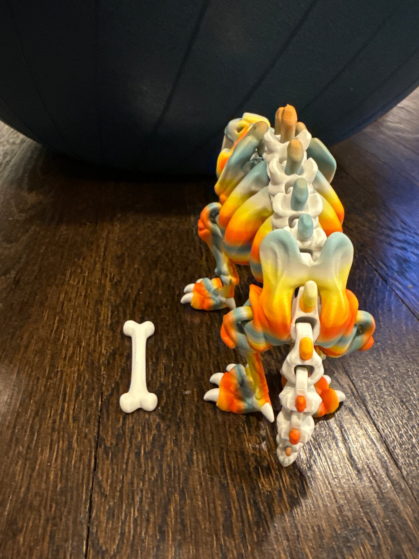 Multicolor sabertooth tiger