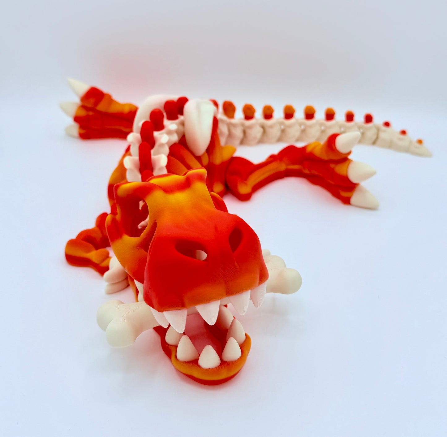 3D printed jumbo skeleton T-Rex with bone