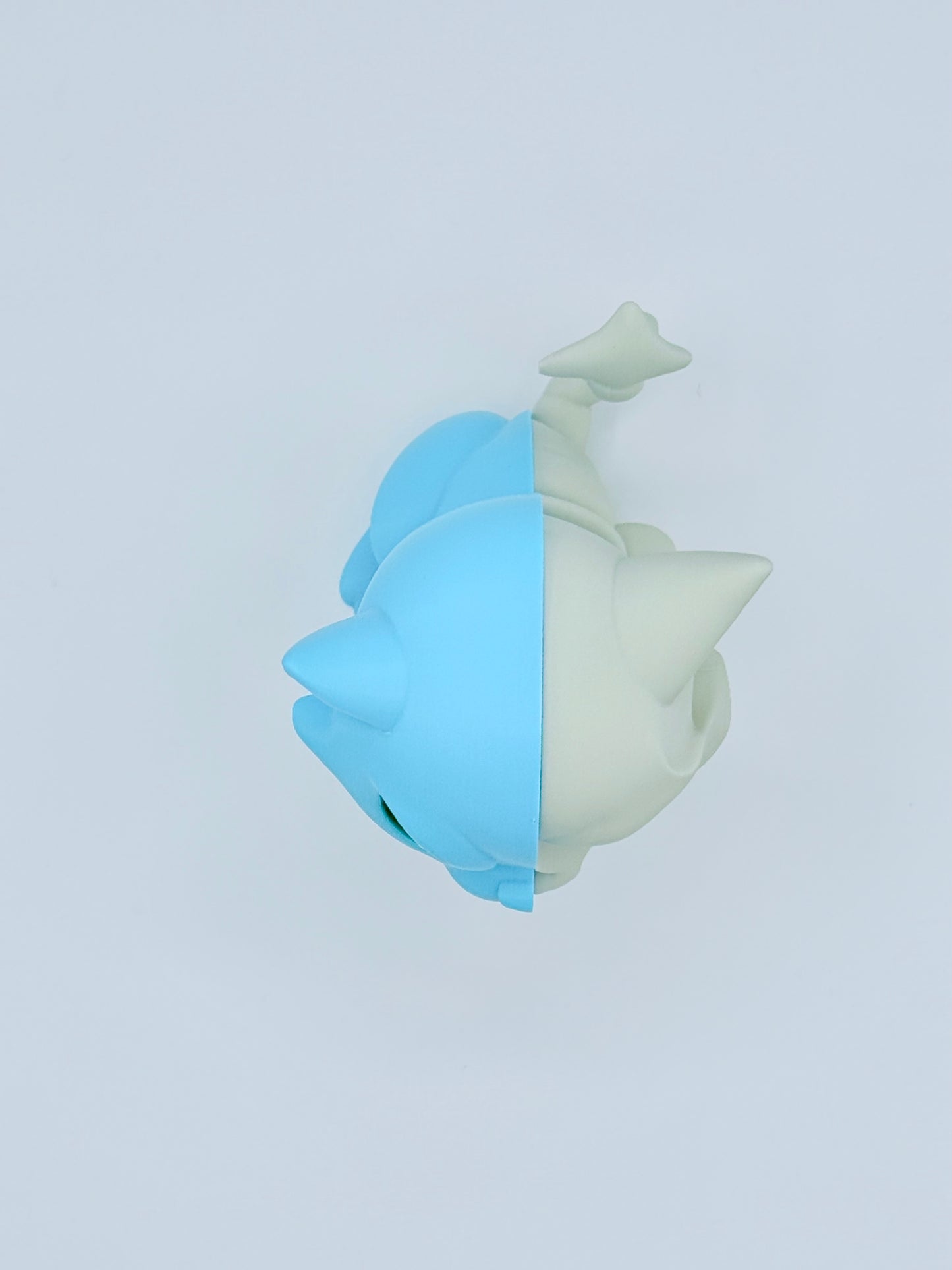 Cute devilish feline friend with Glow in the dark eye