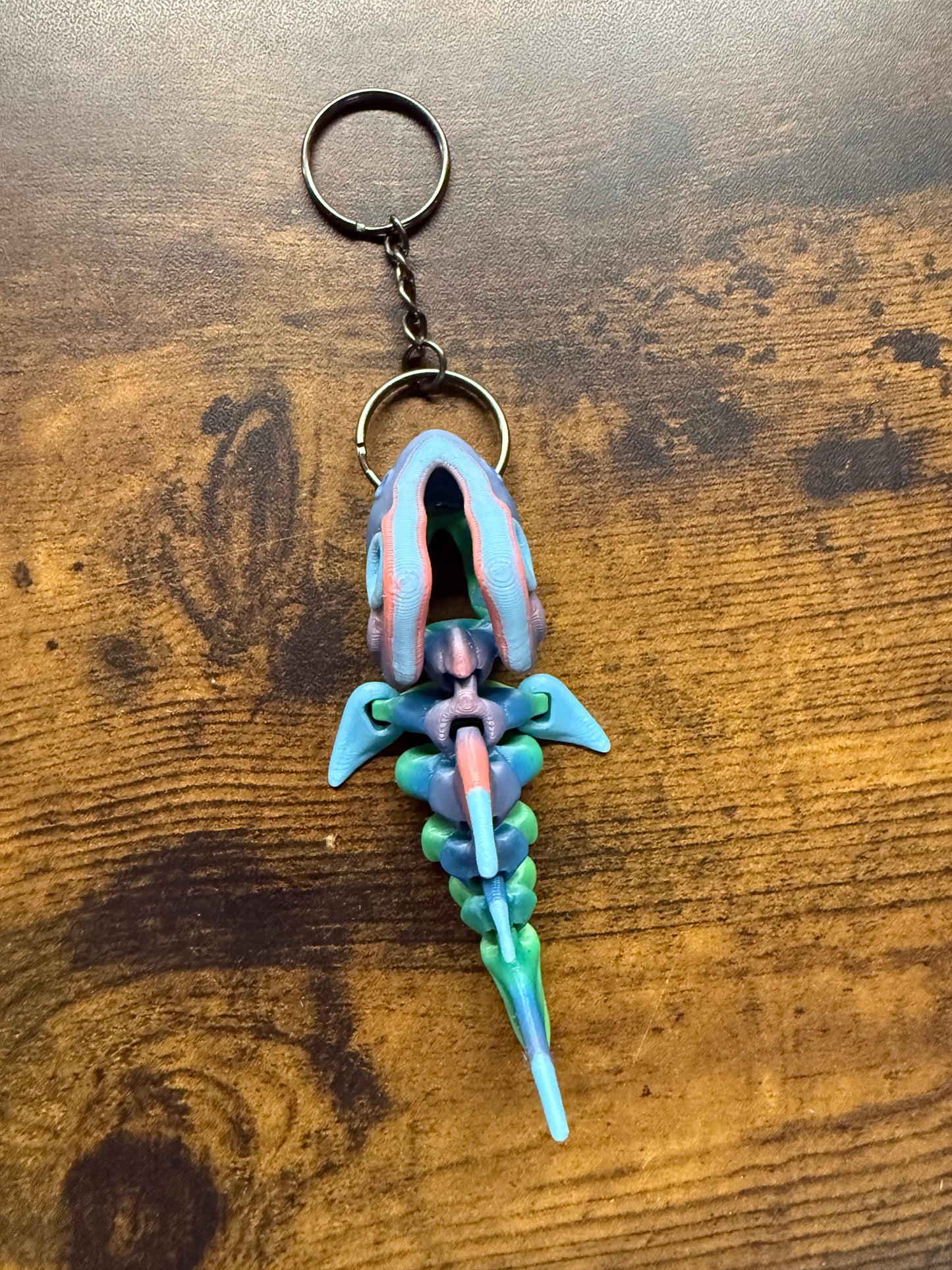 Flexi medium key chain shark. UV activated print