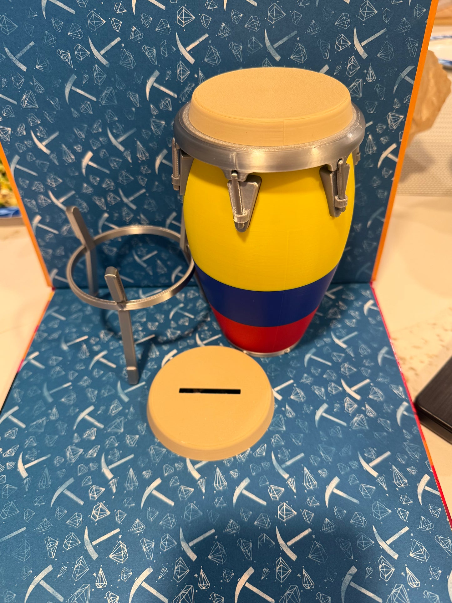 Colombian conga piggy bank ￼