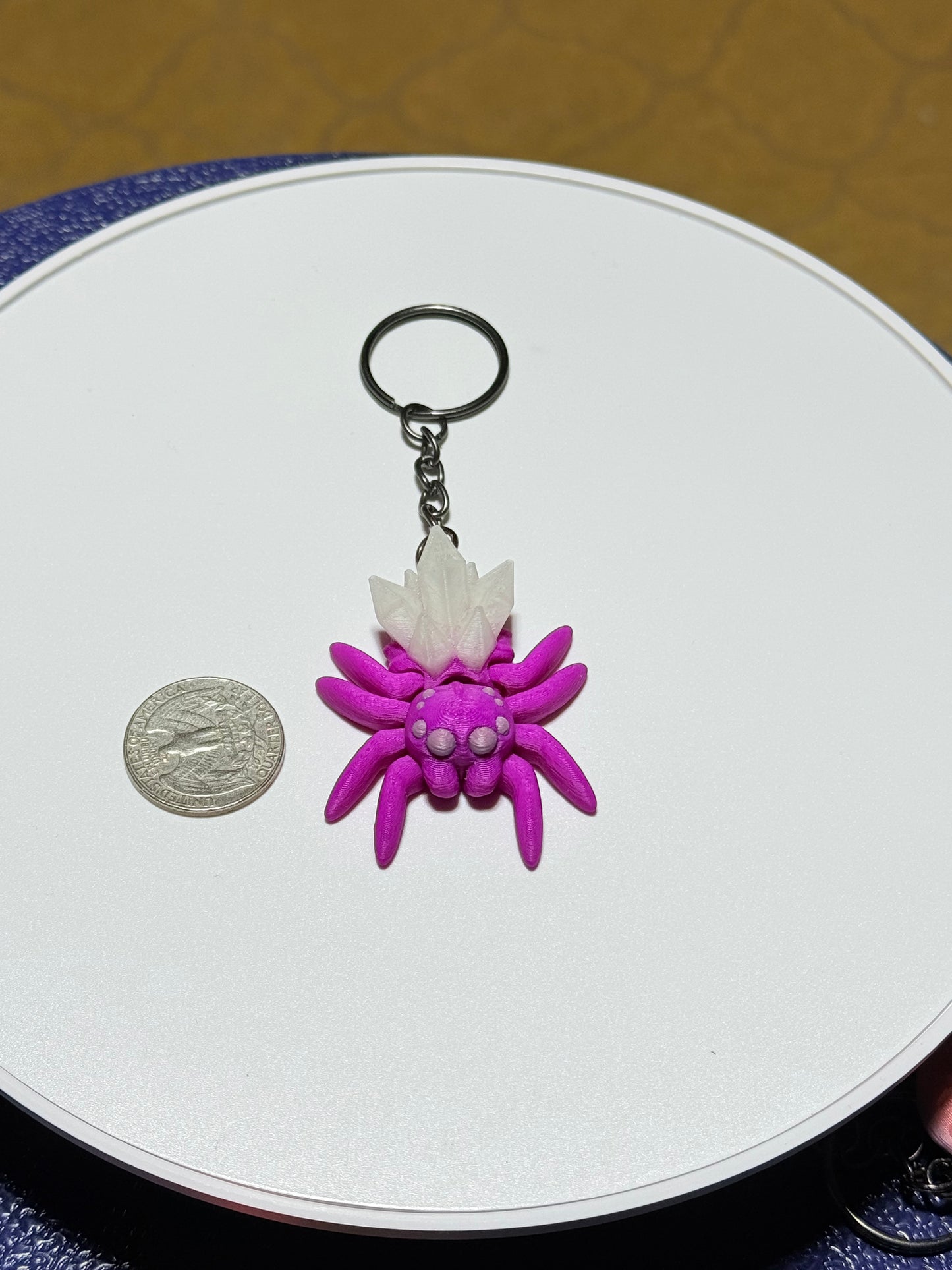 Glow in the Dark, tricolor Flexi Cristal Spiders 🕷️