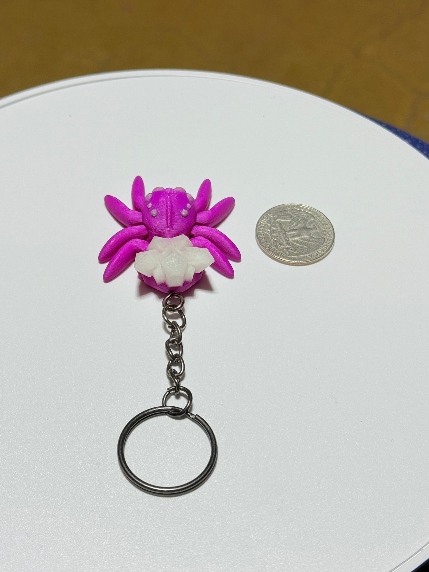 Glow in the Dark, tricolor Flexi Cristal Spiders 🕷️