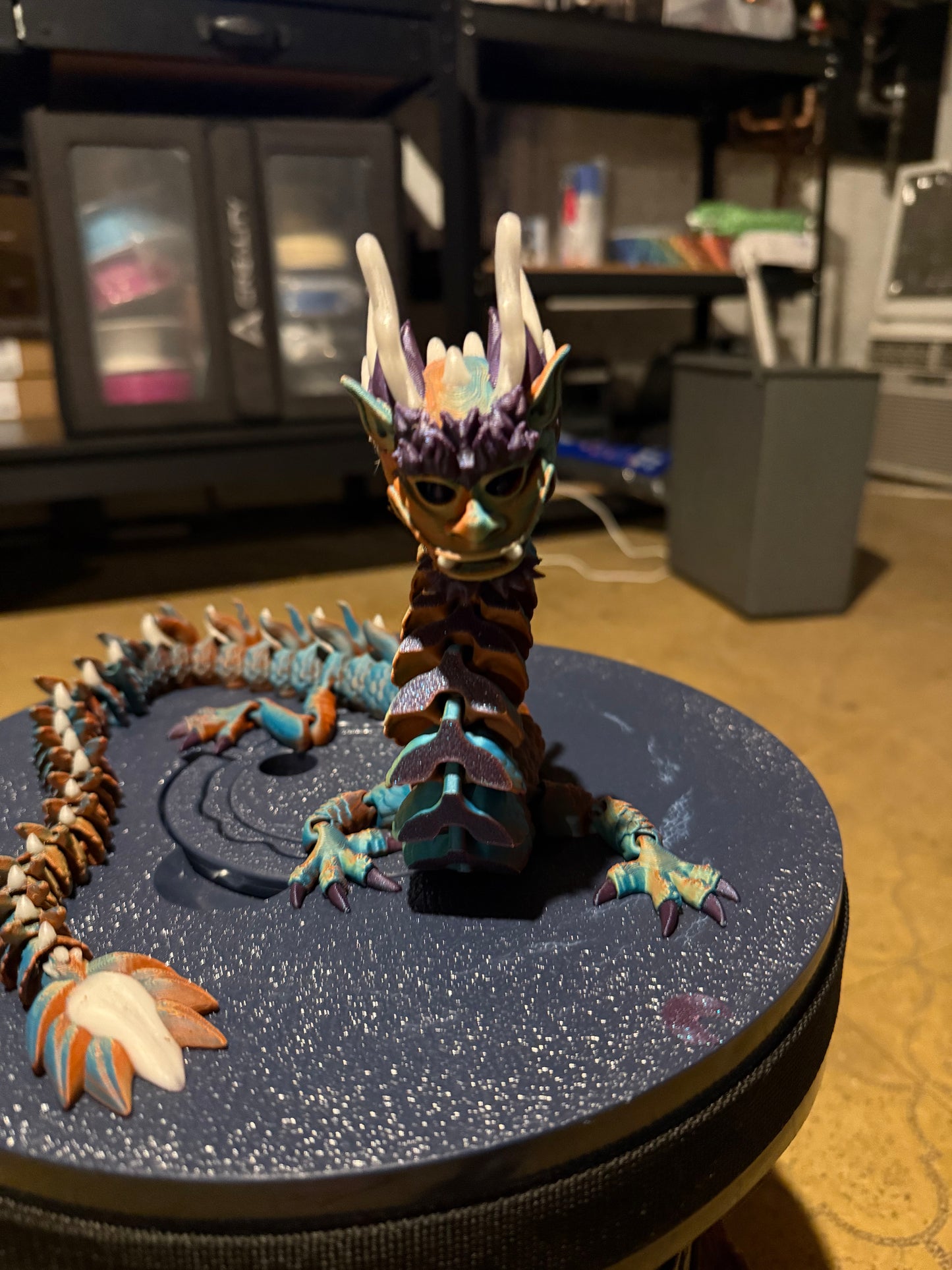 Royal Dragon: Glows in the dark and articulates