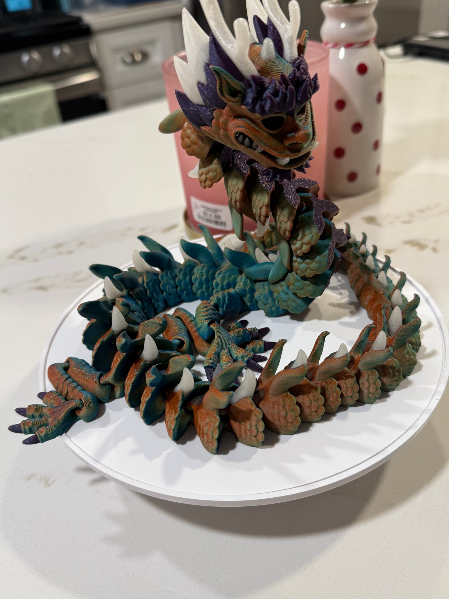 Royal Dragon: Glows in the dark and articulates