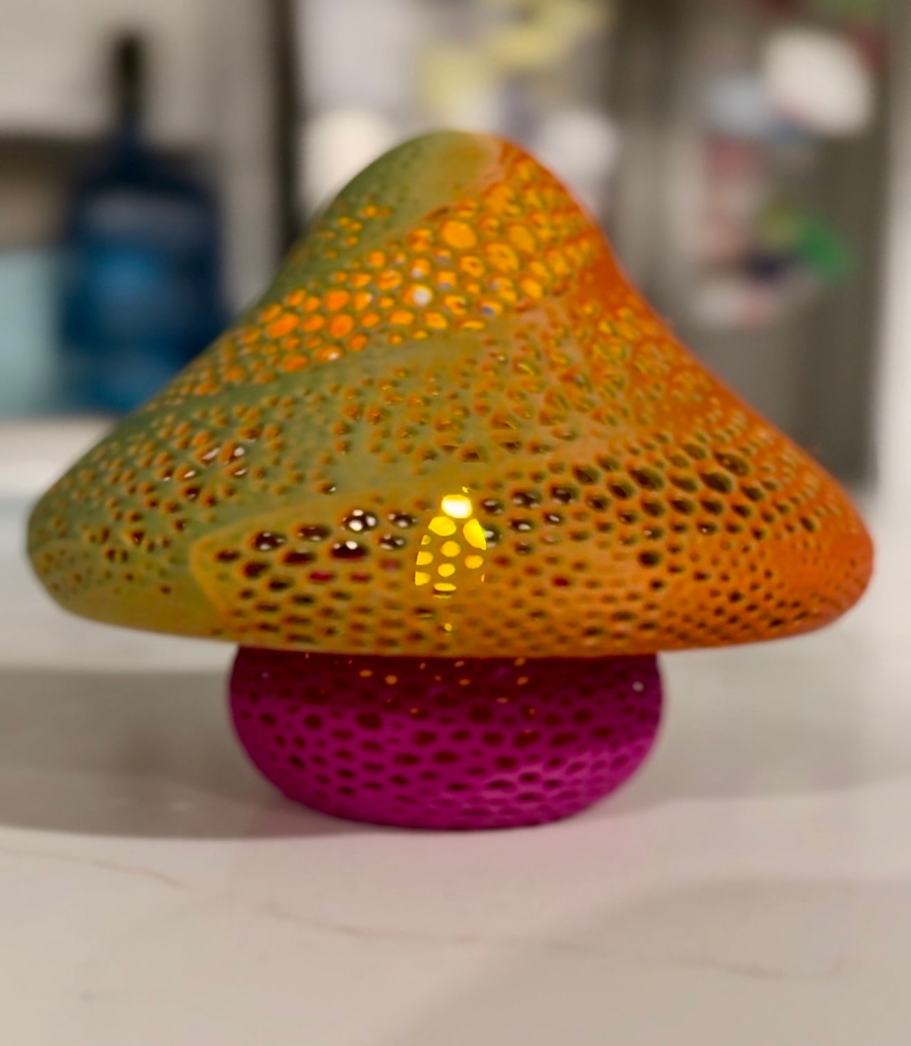 Tea Light Short Mushroom.