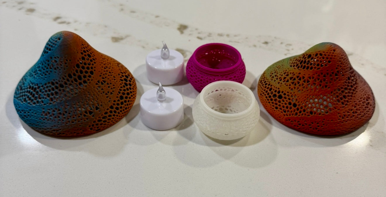 Tea Light Short Mushroom.