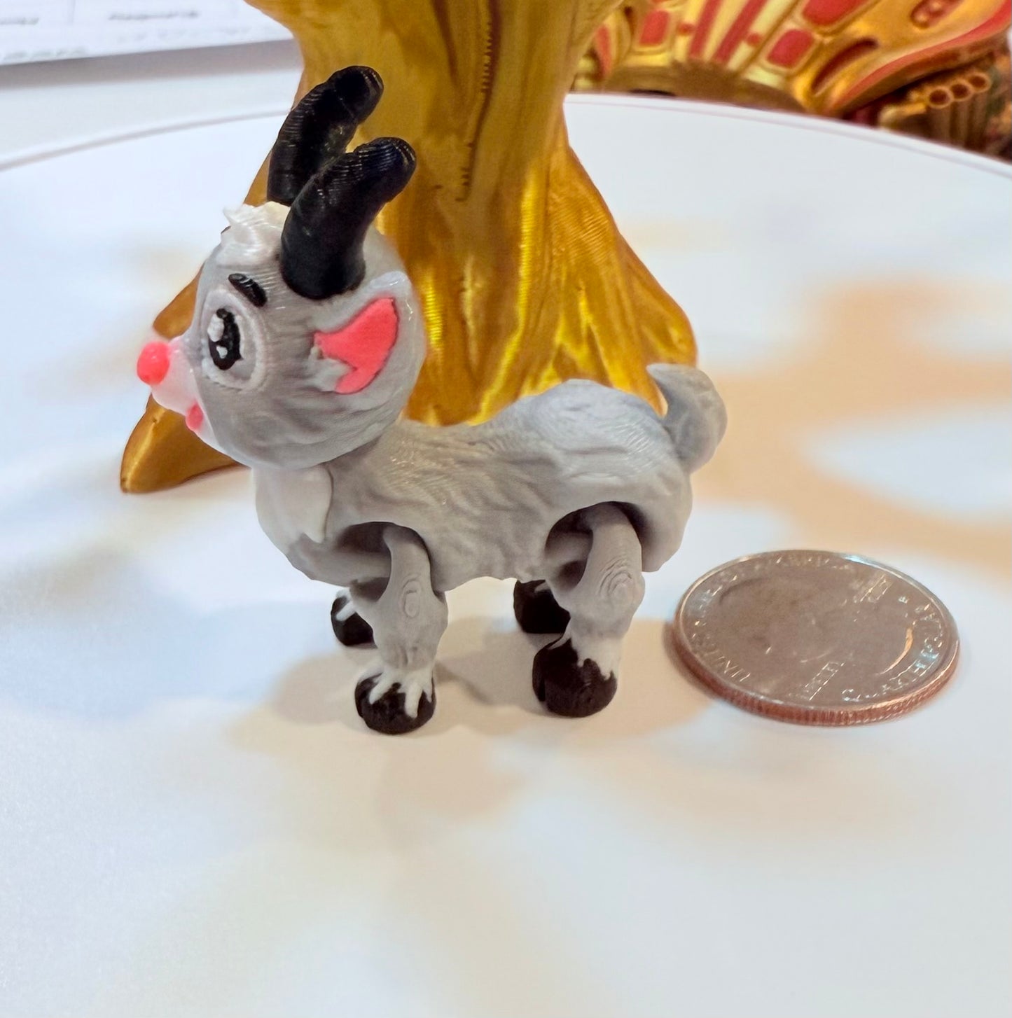 Flexi Tiny long horn Goat