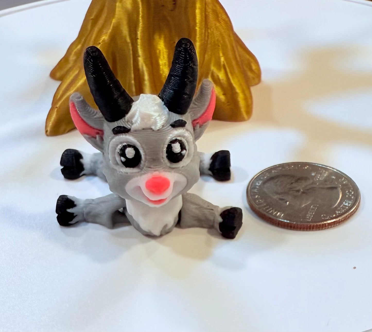 Flexi Tiny long horn Goat