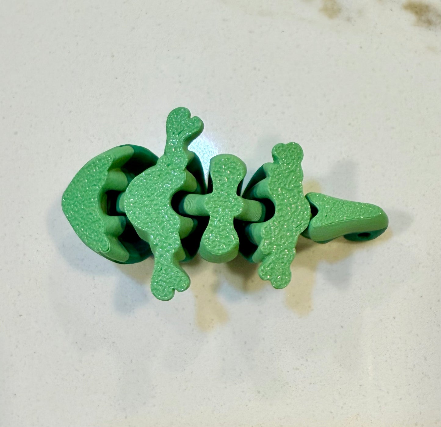 Tiny Flexi chameleon UV reactive!