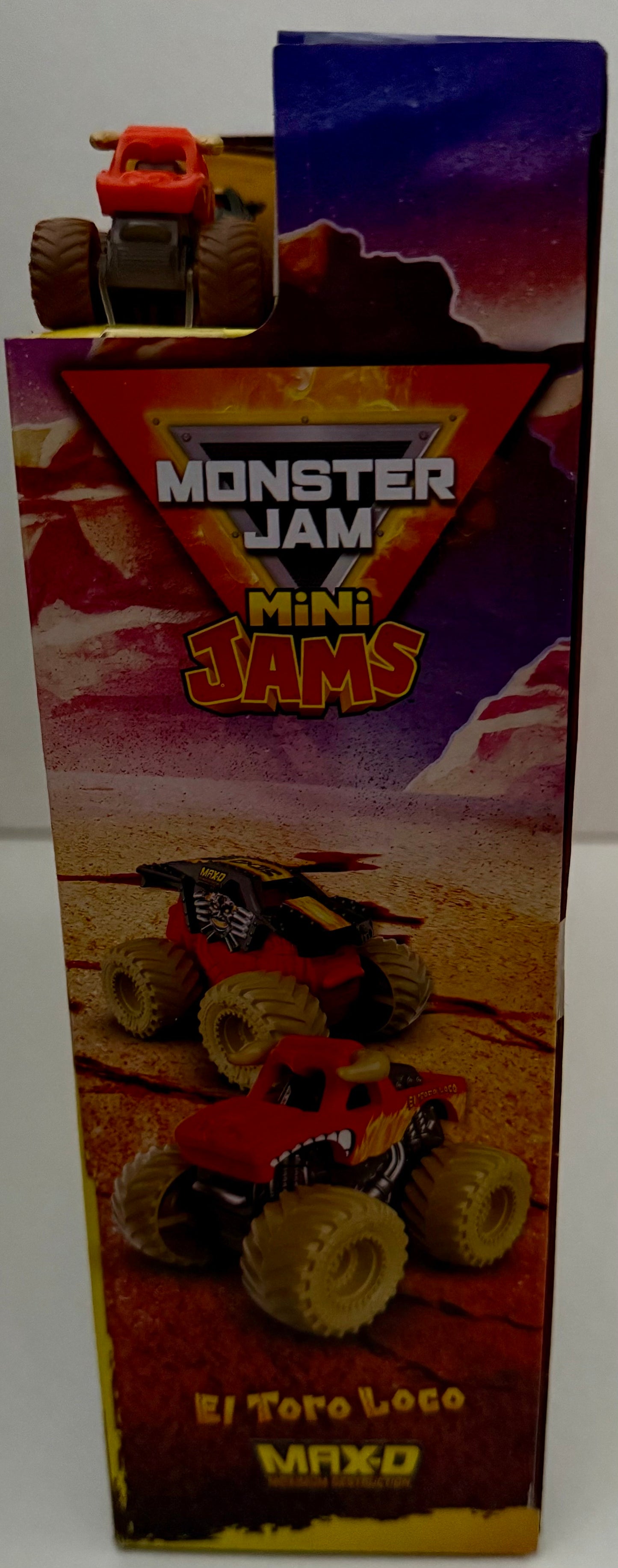 Monster Jam Mini, El Toro Loco Venom Velocity Scorpion Playset