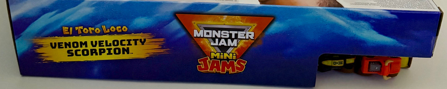 Monster Jam Mini, El Toro Loco Venom Velocity Scorpion Playset