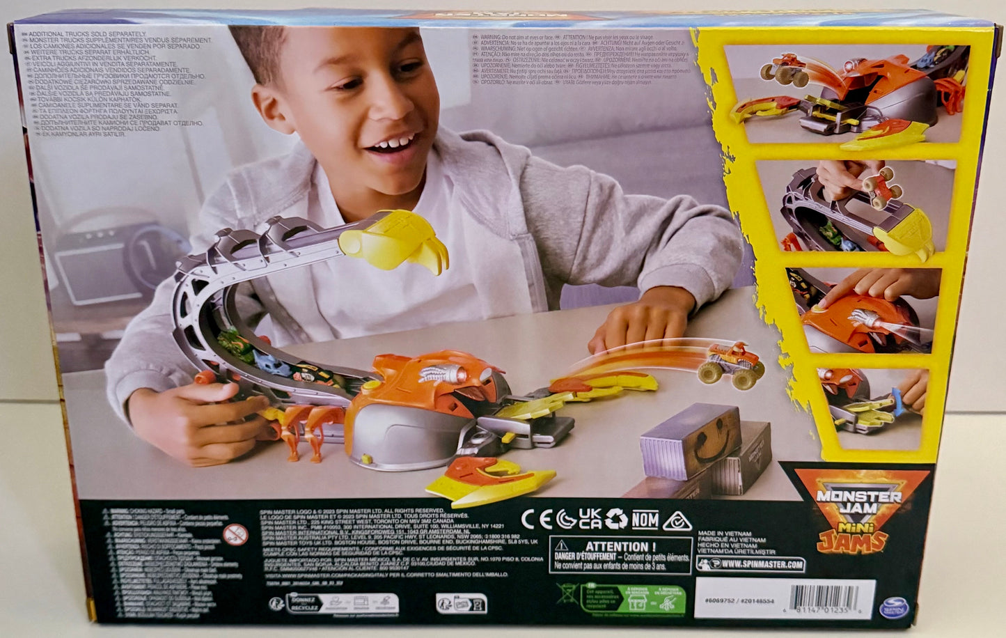 Monster Jam Mini, El Toro Loco Venom Velocity Scorpion Playset