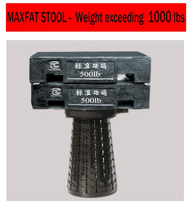 MIGHTY SEATS Collapsible stools Black