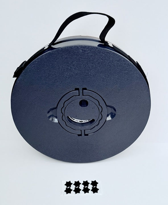 XL Collapsible Stools Navy/Wine