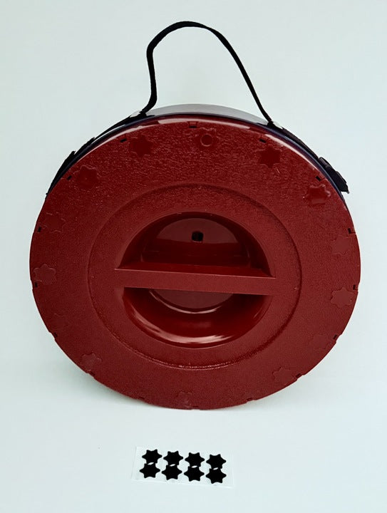 XL Collapsible Stools Navy/Wine