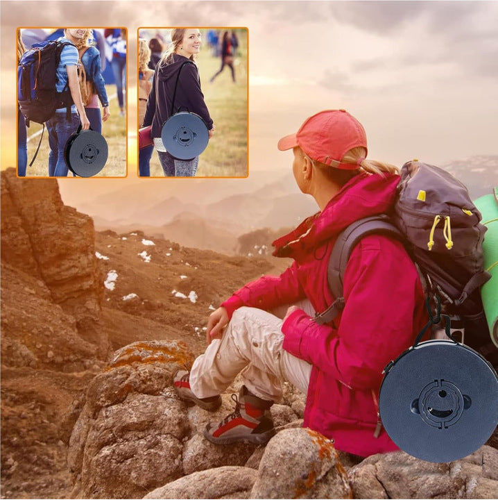 XL Collapsible Stools Navy/Wine